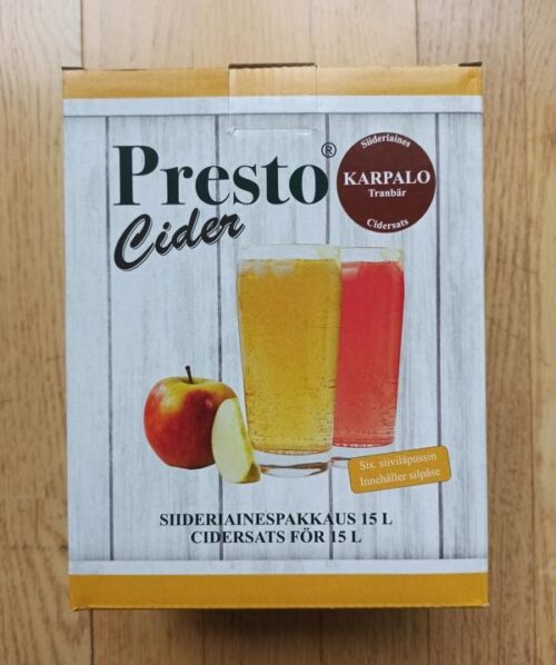 Presto jõhvikasiider